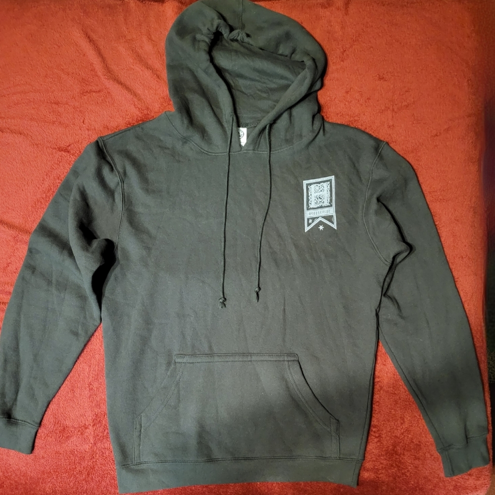 🔥HP🔥3-7-23🔥NWOT MENS DELTA FLEECE HUFFLE PUFF HARRY POTTER HOODIE GRAY SIZE L